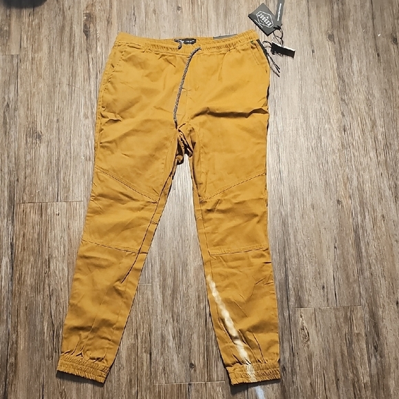 Brooklyn Cloth Men's Tan Twill Cargo Pants Large - Picture 1 of 7